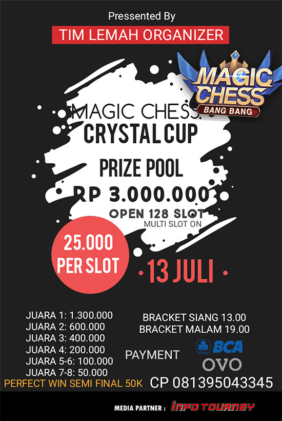 turnamen magic chess magicchess juli 2020 crystal cup poster