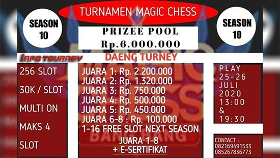 turnamen magic chess magicchess juli 2020 daeng season 10 logo