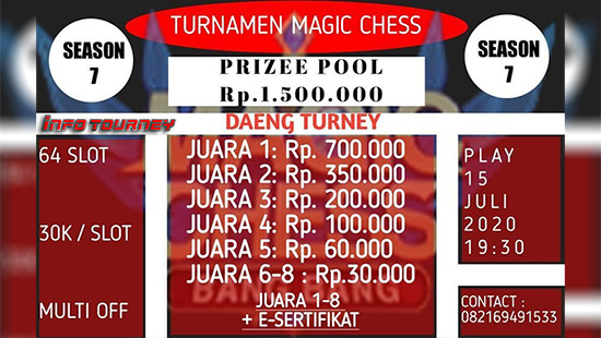 turnamen magic chess magicchess juli 2020 daeng season 7 logo