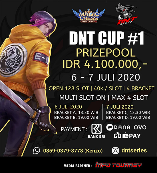 turnamen magic chess magicchess juli 2020 dnt cup season 1 poster