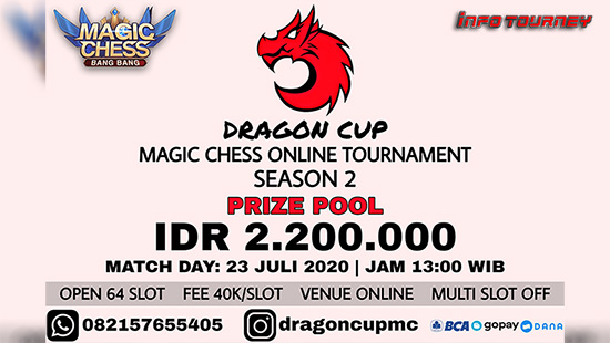 turnamen magic chess magicchess juli 2020 dragon cup season 2 logo