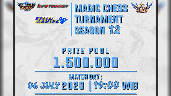 turnamen magic chess magicchess juli 2020 event gaming season 12 logo