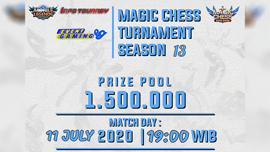 turnamen magic chess magicchess juli 2020 event gaming season 13 logo