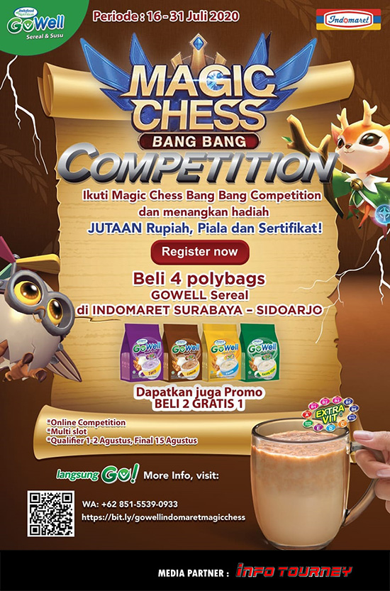 turnamen magic chess magicchess juli 2020 gowell competition poster