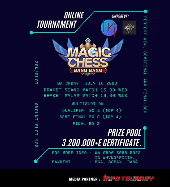 turnamen magic chess magicchess juli 2020 hvn season 1 poster