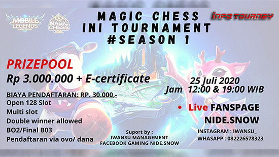 turnamen magic chess magicchess juli 2020 ini cup season 1 logo