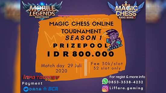 turnamen magic chess magicchess juli 2020 liffara cup season 1 logo