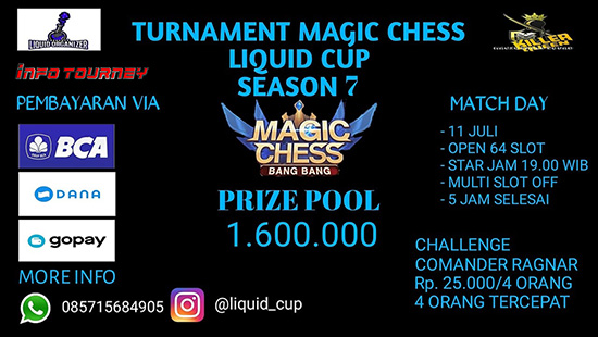 turnamen magic chess magicchess juli 2020 liquid cup season 7 logo