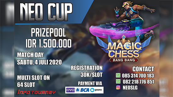 turnamen magic chess magicchess juli 2020 neo cup season 1 logo