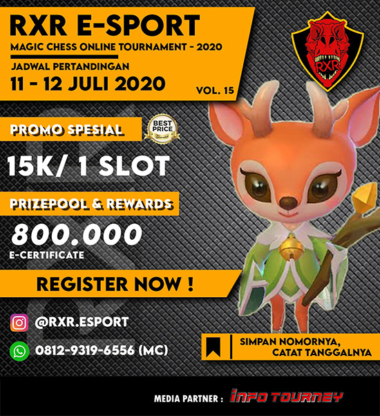 turnamen magic chess magicchess juli 2020 rxr season 15 poster