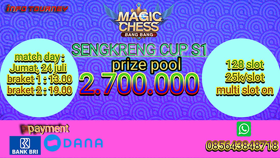 turnamen magic chess magicchess juli 2020 sengkreng cup season 1 logo