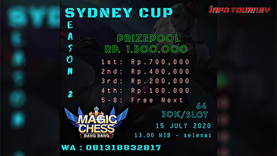 turnamen magic chess magicchess juli 2020 sydney cup season 2 logo