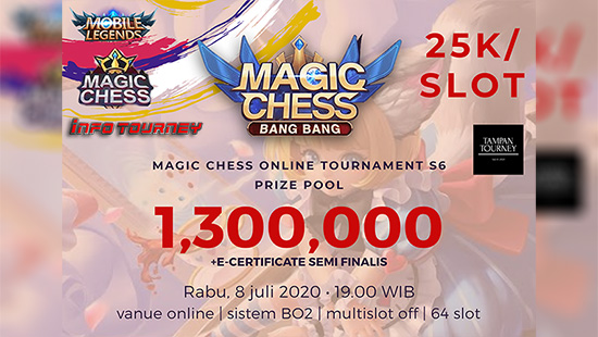 turnamen magic chess magicchess juli 2020 tampan season 6 logo