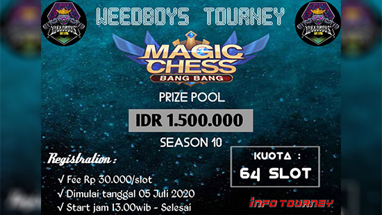 turnamen magic chess magicchess juli 2020 weedboys season 10 logo