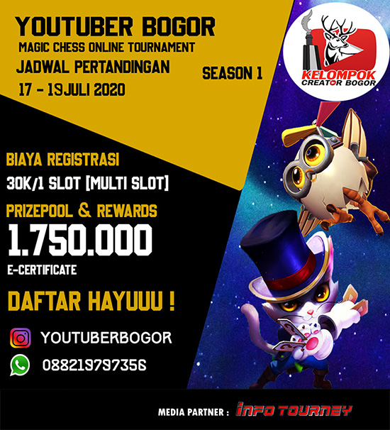 turnamen magic chess magicchess juli 2020 youtuber bogor season 1 poster