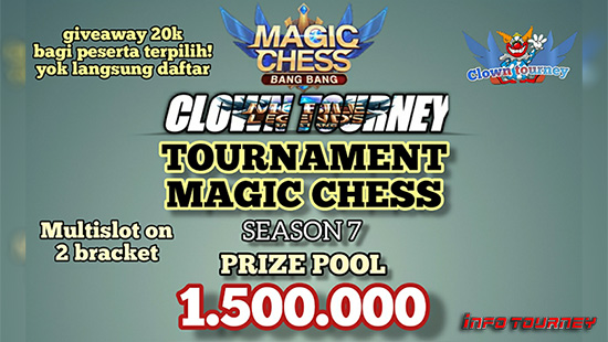 turnamen magic chess magicchess juli 2020 clown season 7 logo