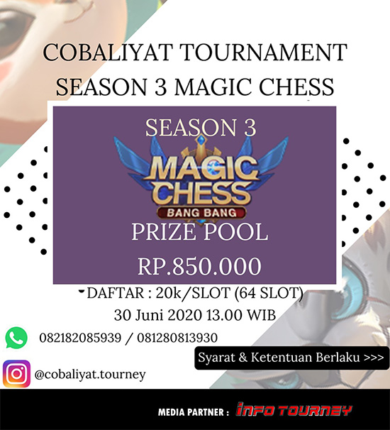 turnamen magic chess magicchess juli 2020 cobaliyat season 3 poster