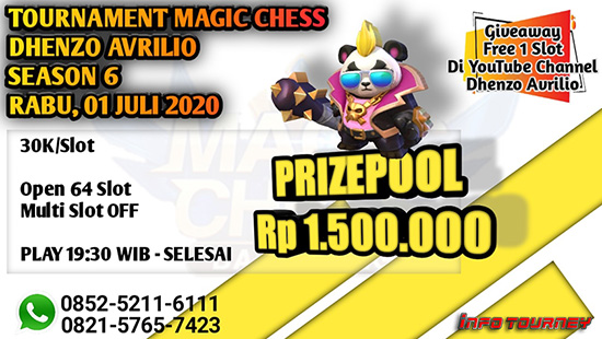 turnamen magic chess magicchess juli 2020 dhenzo avrilio season 6 logo 1