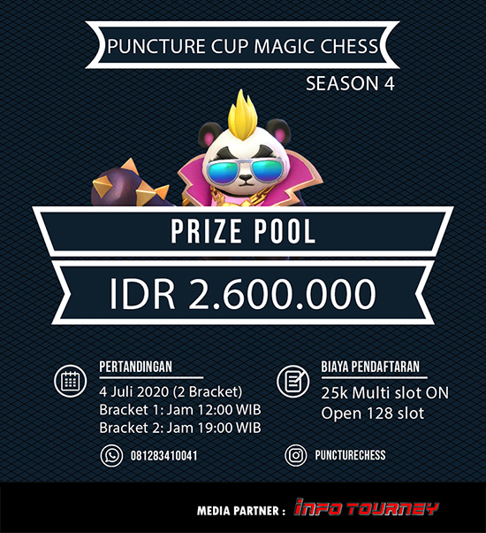 turnamen magic chess magicchess juli 2020 puncture cup season 4 poster