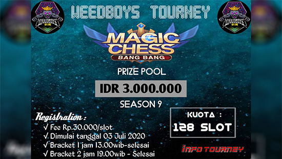 turnamen magic chess magicchess juli 2020 weedboys season 9 logo