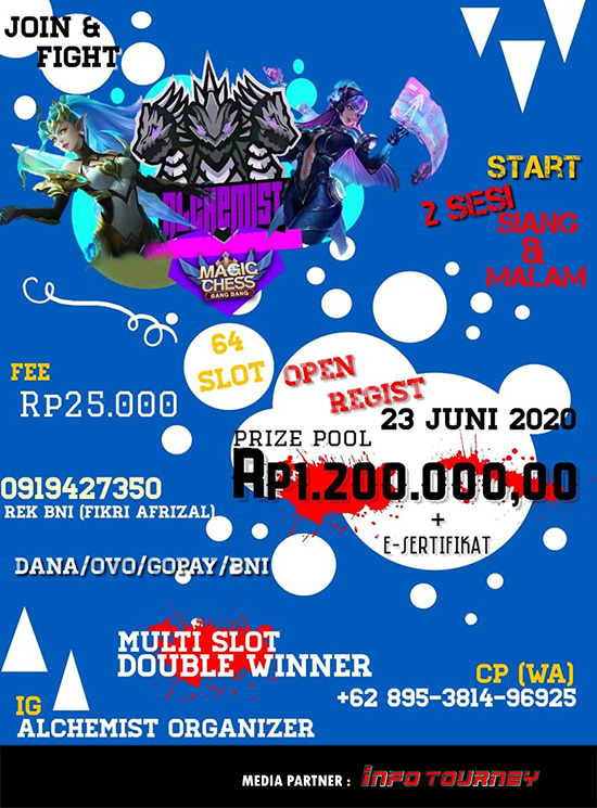 turnamen magic chess magicchess juni 2020 alchemist season 4 poster