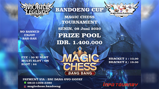 turnamen magic chess magicchess juni 2020 bandoeng cup logo