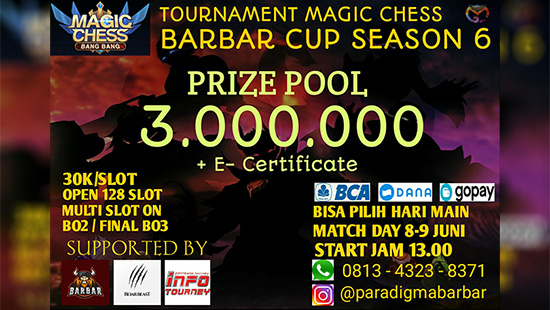 turnamen magic chess magicchess juni 2020 barbar cup season 6 logo