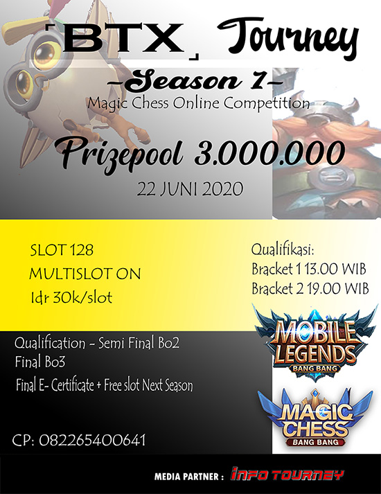 turnamen magic chess magicchess juni 2020 btx season 1 poster