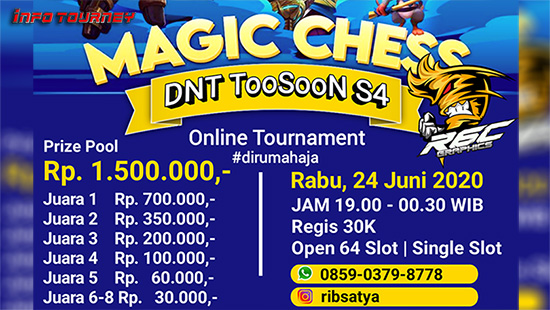 turnamen magic chess magicchess juni 2020 dnt toosoon season 4 logo