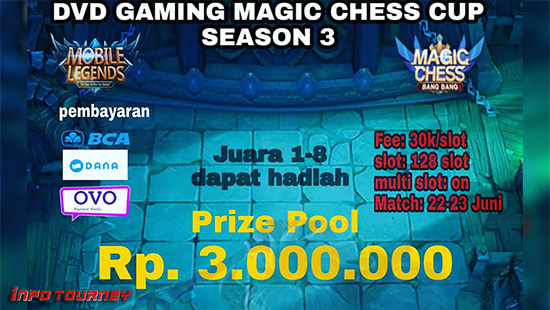 turnamen magic chess magicchess juni 2020 dvd gaming season 3 logo