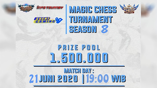turnamen magic chess magicchess juni 2020 event gaming season 8 logo