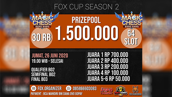 turnamen magic chess magicchess juni 2020 fox organizer season 2 logo