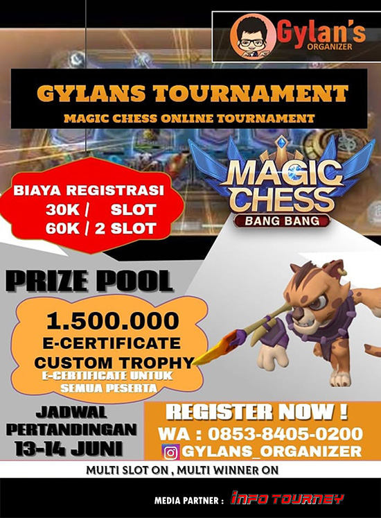 turnamen magic chess magicchess juni 2020 gylans organizer season 3 poster