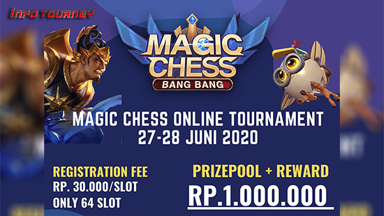 turnamen magic chess magicchess juni 2020 happy gaming logo