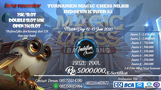 turnamen magic chess magicchess juni 2020 indofun k season 2 logo