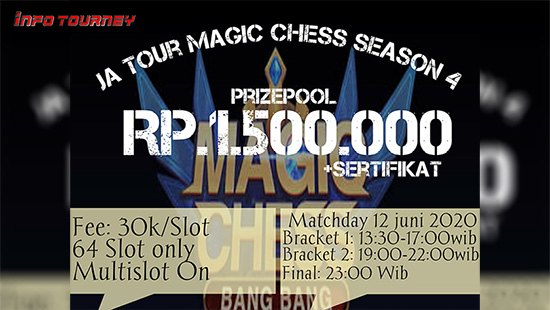 turnamen magic chess magicchess juni 2020 ja official season 4 logo