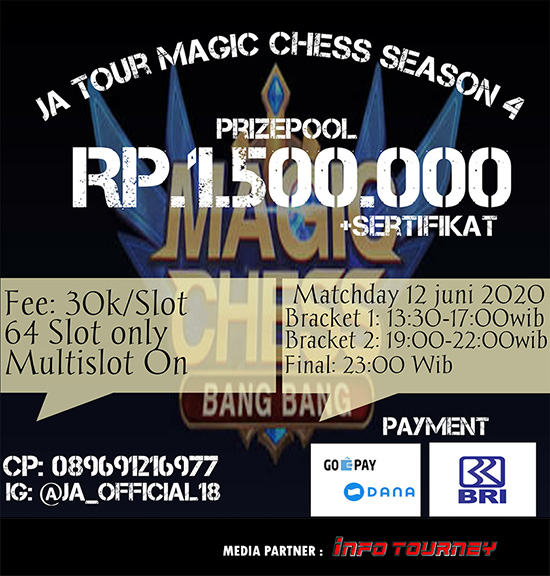 turnamen magic chess magicchess juni 2020 ja official season 4 poster