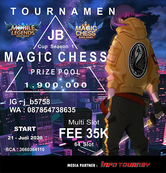 turnamen magic chess magicchess juni 2020 jb cup season 1 poster
