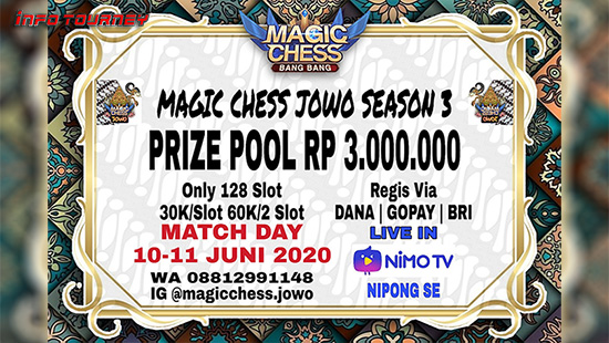 turnamen magic chess magicchess juni 2020 jowo season 3 logo