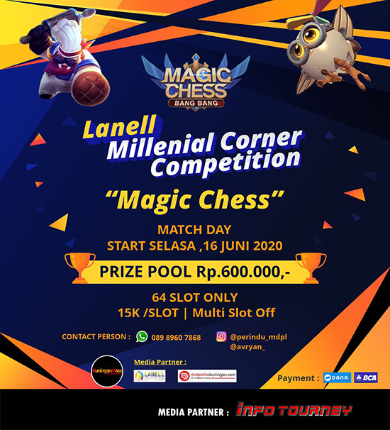 turnamen magic chess magicchess juni 2020 lanell millenial corner season 1 poster