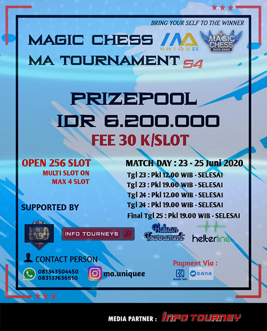 turnamen magic chess magicchess juni 2020 ma season 4 poster