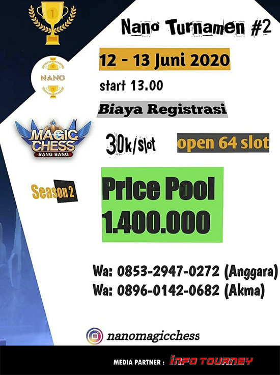 turnamen magic chess magicchess juni 2020 nano season 2 poster