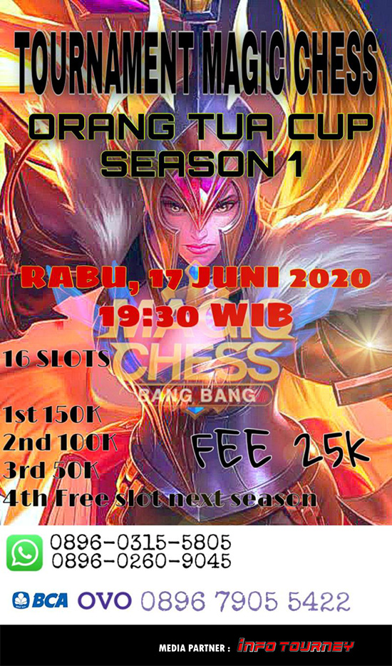 turnamen magic chess magicchess juni 2020 orang tua cup season 1 poster