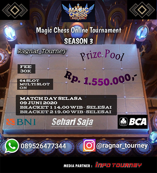 turnamen magic chess magicchess juni 2020 ragnar season 3 poster