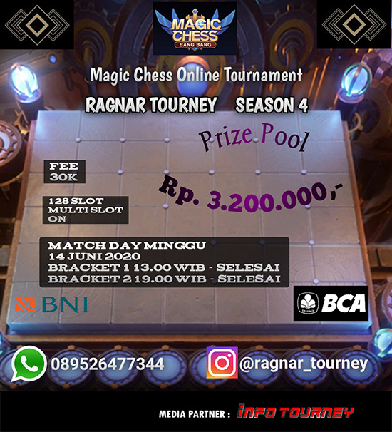 turnamen magic chess magicchess juni 2020 ragnar season 4 poster