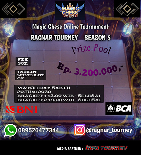 turnamen magic chess magicchess juni 2020 ragnar season 5 poster