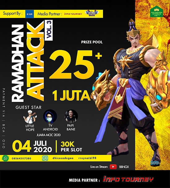 turnamen magic chess magicchess juni 2020 ramadhan attack volume 3 poster 1
