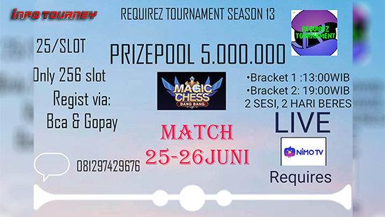 turnamen magic chess magicchess juni 2020 requirez season 13 logo