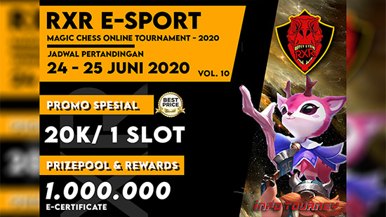 turnamen magic chess magicchess juni 2020 rxr esport season 10 logo