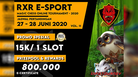 turnamen magic chess magicchess juni 2020 rxr esport season 11 logo